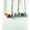 Necklace |  Leather Knot Brown