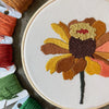 Zinnia No. 1 (5") - DIY Embroidery Kit