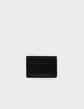 Leather Cardholder | All Over Eyes Embroidery, Filium Black