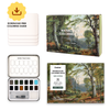 Forest-Themed Watercolor Coloring Box