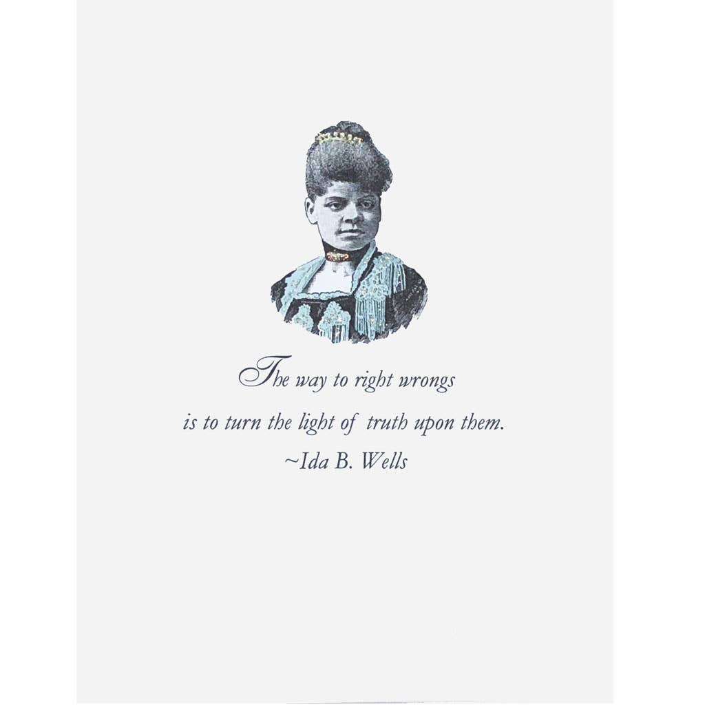 Card | Ida B. Wells Quote