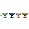 Coupe Glass | Pressed Stemmed