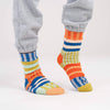 Slipper Socks | Patchwork Stripe