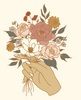 Sticker | Hand Holding Bouquet