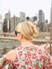 Claw Hair Clip | Wild Roses Hand-painted