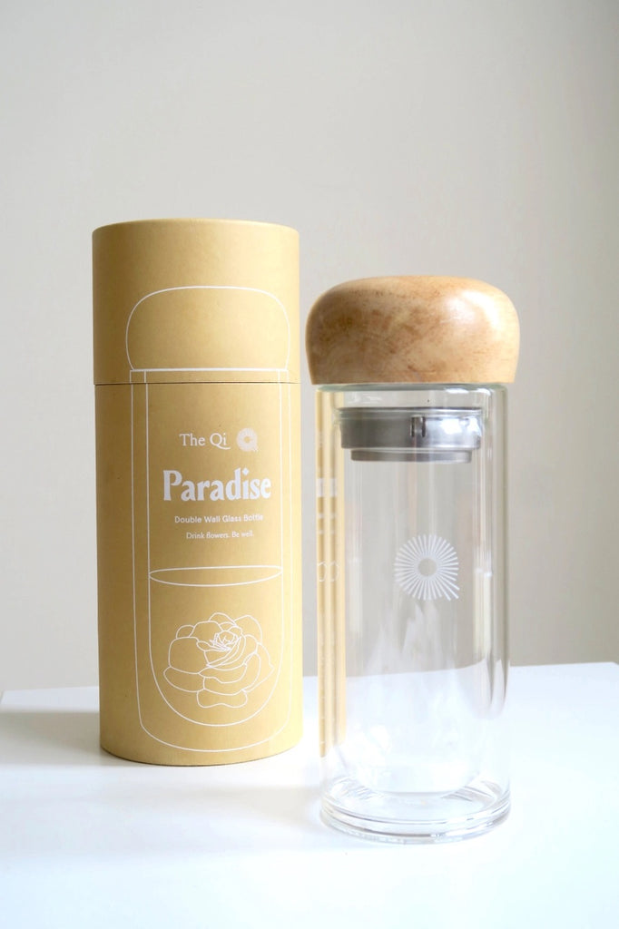 Paradise | Double Wall Glass Bottle