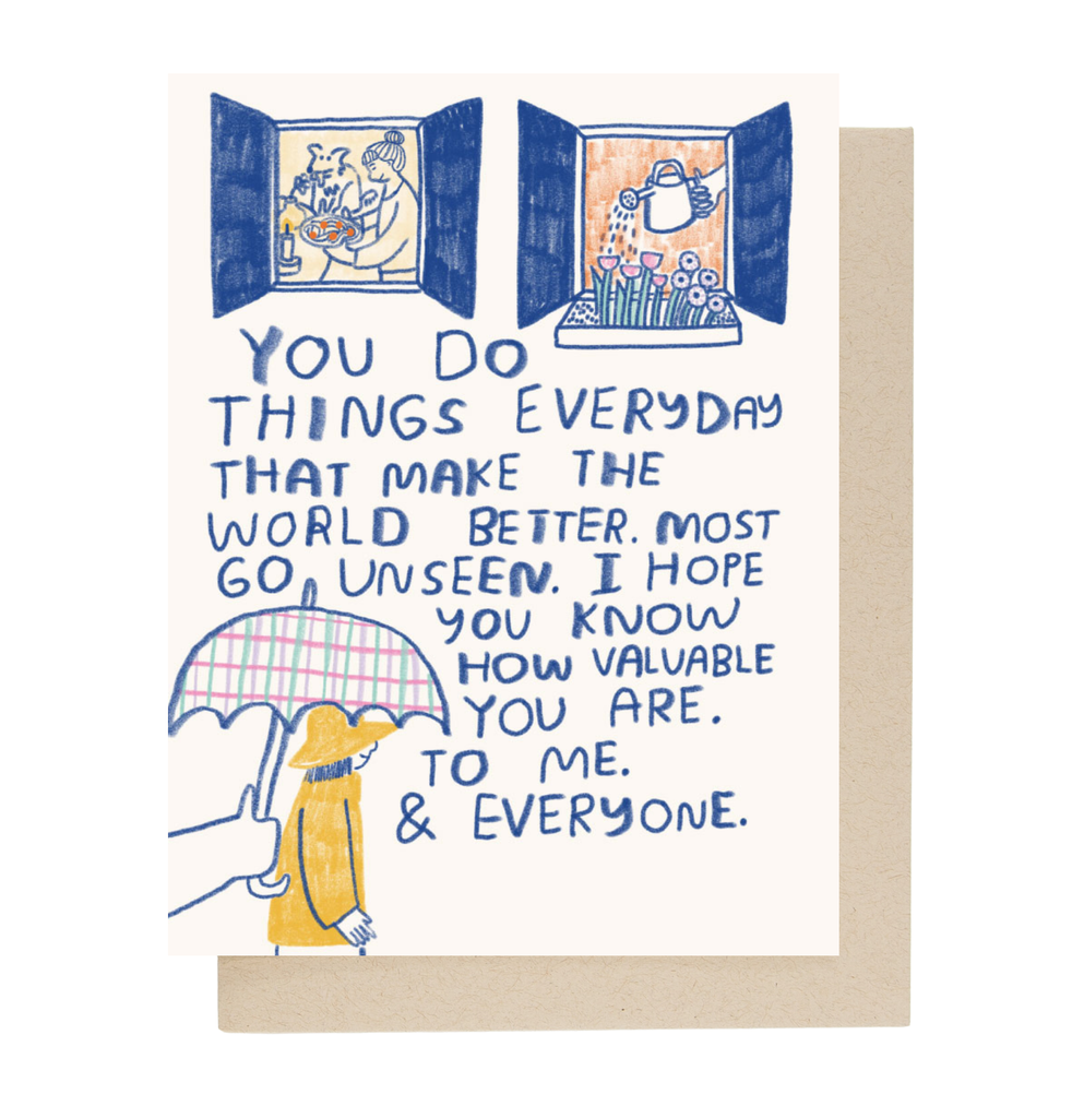 Card | You Make the World Better