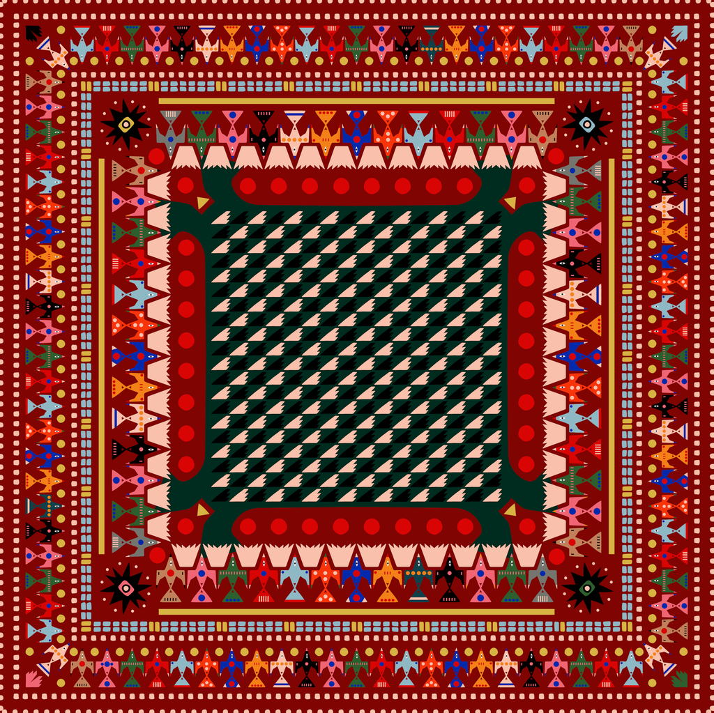 Bandana | Bird Tapestry