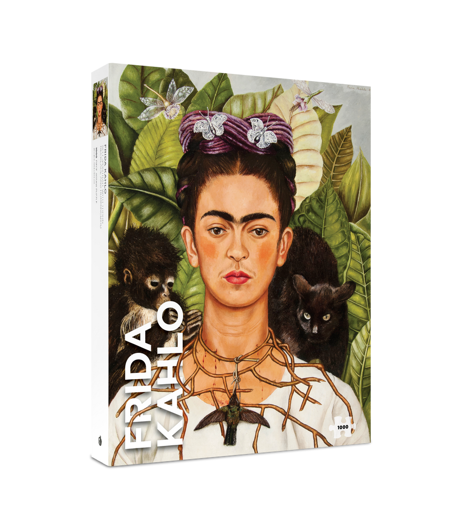 Frida Kahlo: Self-Portrait with Thorn Necklace and Hummingbird 1000-Piece Jigsaw Puzzle