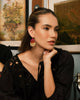 Earrings | Beaded Handwoven Santa Fe Drops (Magenta/Orange)