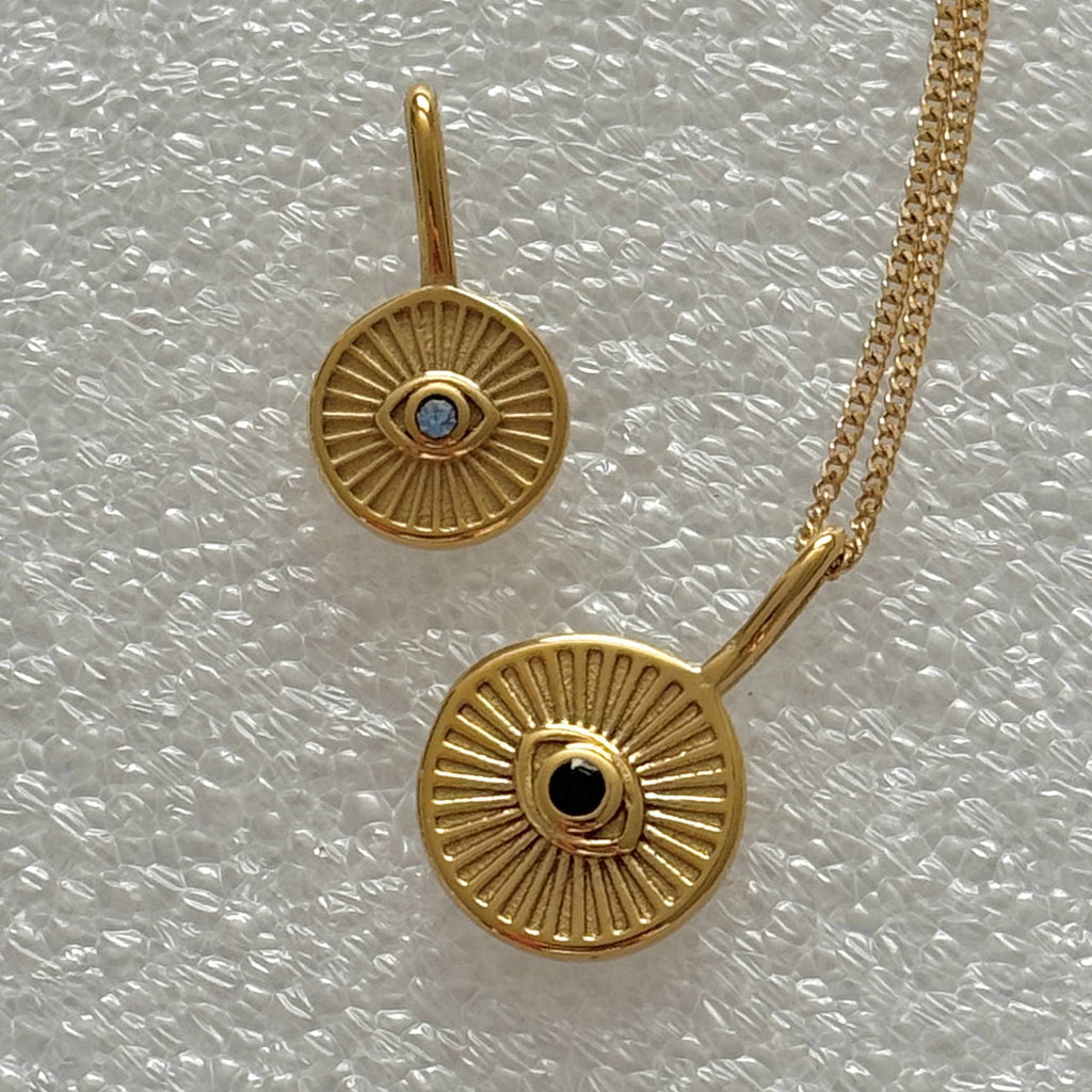Necklace | Large Evil Eye 2.0 - Gold
