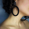 Earrings | Hoop Leather 140