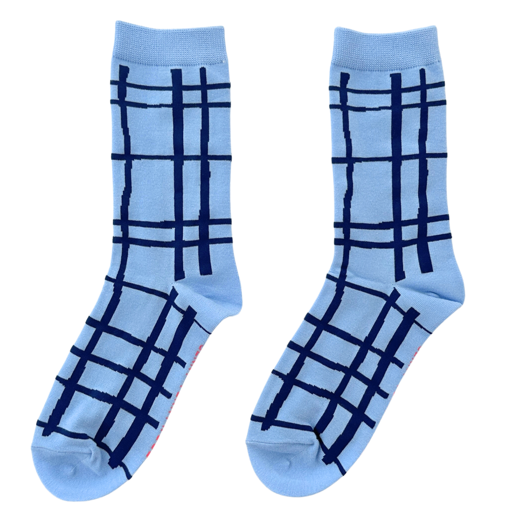 Socks | Darby in Steele Blue & Midnight