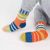 Slipper Socks | Patchwork Stripe