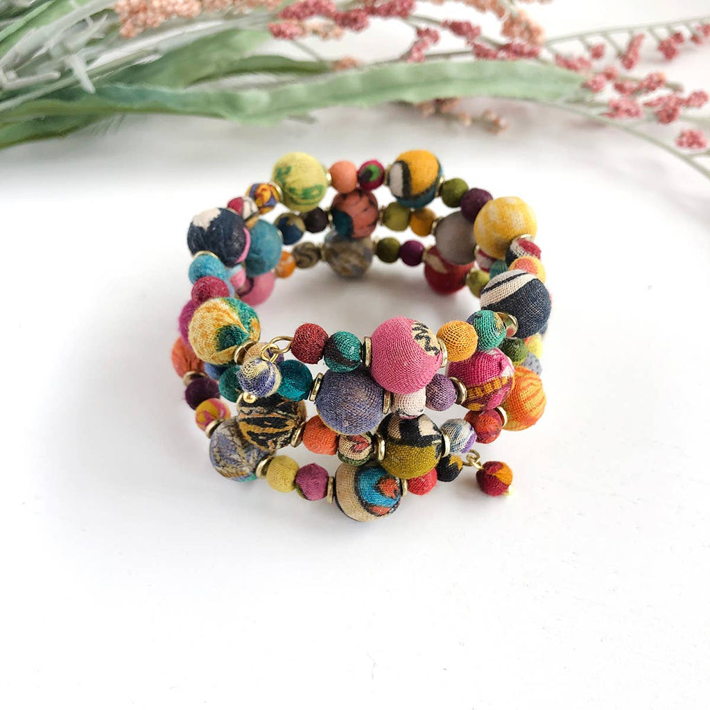 Bracelet | Winding Kantha Bauble