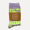 Socks | Clive in Lavender & Neon Yellow