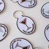 Keychain | Espresso M Embroidered