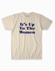 It's Up To The Women Tee | Natural + Blue
