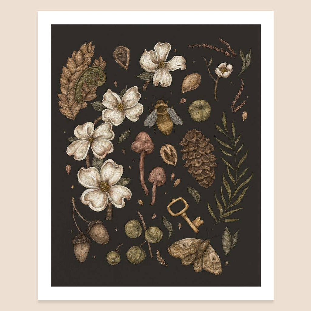 Print | Nature Walks Dark