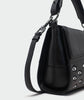 Anastasio Micro Crossbody Handbag Black Leather - All Over Eyes Embroidery