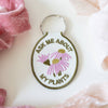 Keychain | Plant Embroidered