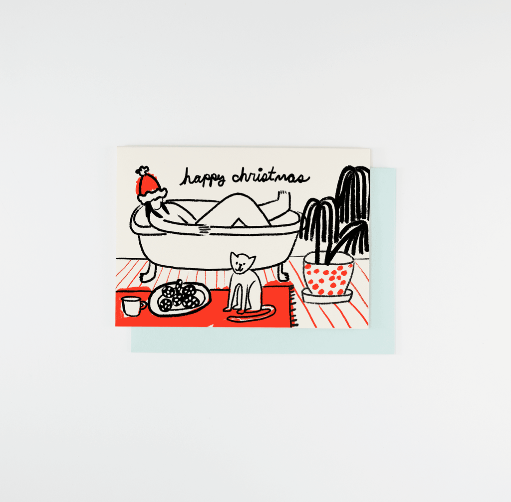 Notecard | Christmas Bath