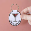 Keychain | Espresso M Embroidered