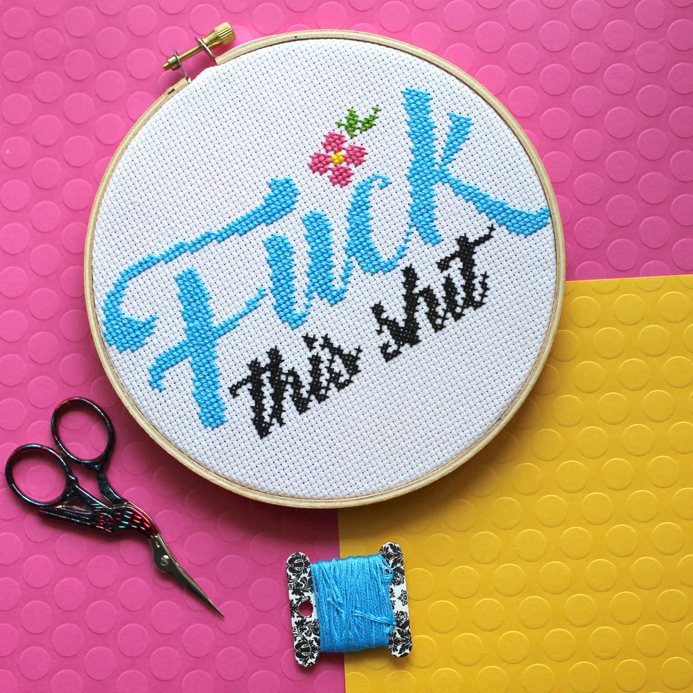 Cross Stitch Kit | F*** this sh*t