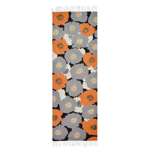 Flower Print Silk Scarf | Mimosa