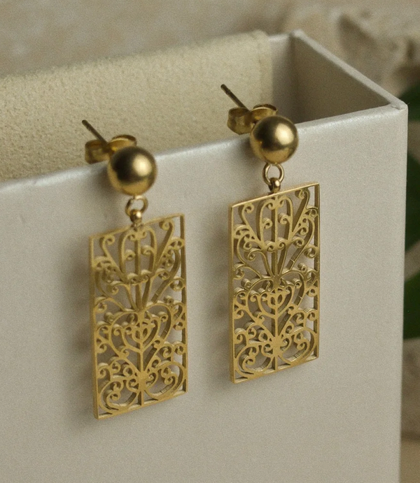 Earrings | Puerta a mi corazón - Gold Plated