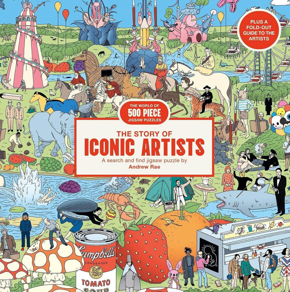 The Story of Iconic Artists: a 500 piece Art History Jigsaw Puzzle