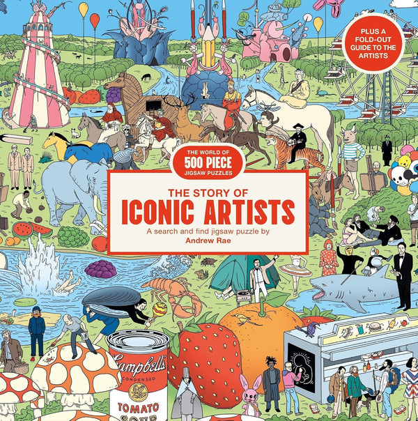 The Story of Iconic Artists: a 500 piece Art History Jigsaw Puzzle