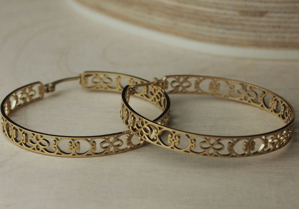 Earrings | Roble - Gold Plated (Hoops)