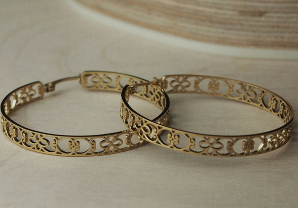 Earrings | Roble - Gold Plated (Hoops)