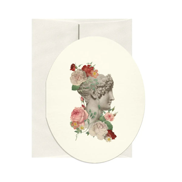 Greeting Card | Rose Oval