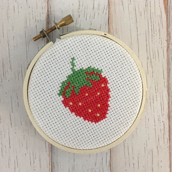 Cross Stitch Kit | Strawberry