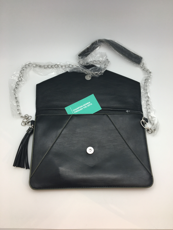 Logan Crossbody Envelope Bag - Black