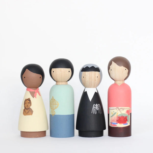 Women Artists Wooden Doll Set