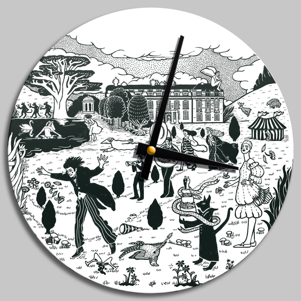 Procession to the Lake Wall Clock