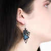 Kheops Monochrome Blue Earrings