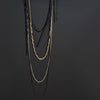 Ad Lib Layered Necklace | Gold black