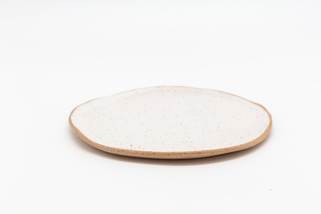 Stoneware plate (White)
