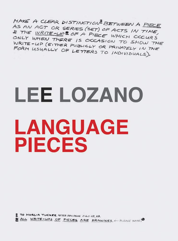 Lee Lozano: Language Pieces