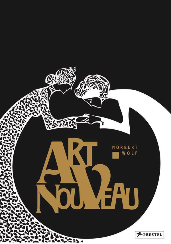 Book cover with illustrations of two women surrounding text. The title reads: "Art Nouveau."