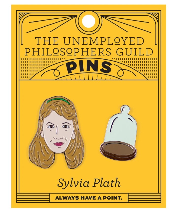 Sylvia Plath & Bell Jar Pin Set