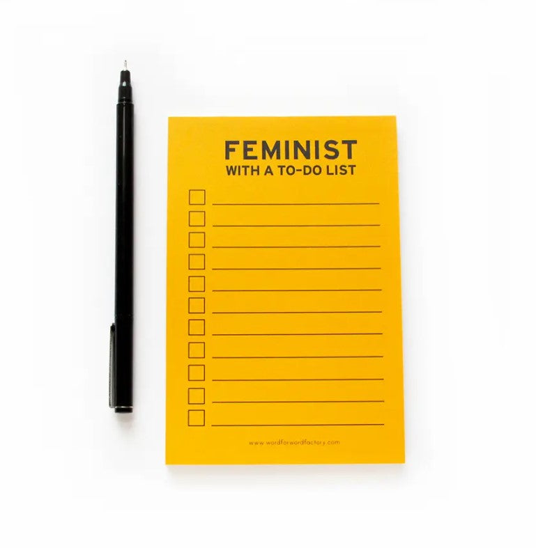 Feminist With A To-Do List notepads