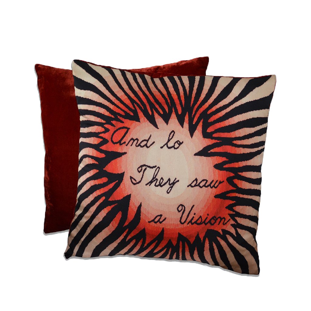 Judy Chicago Dinner Party "Vision" Pillow