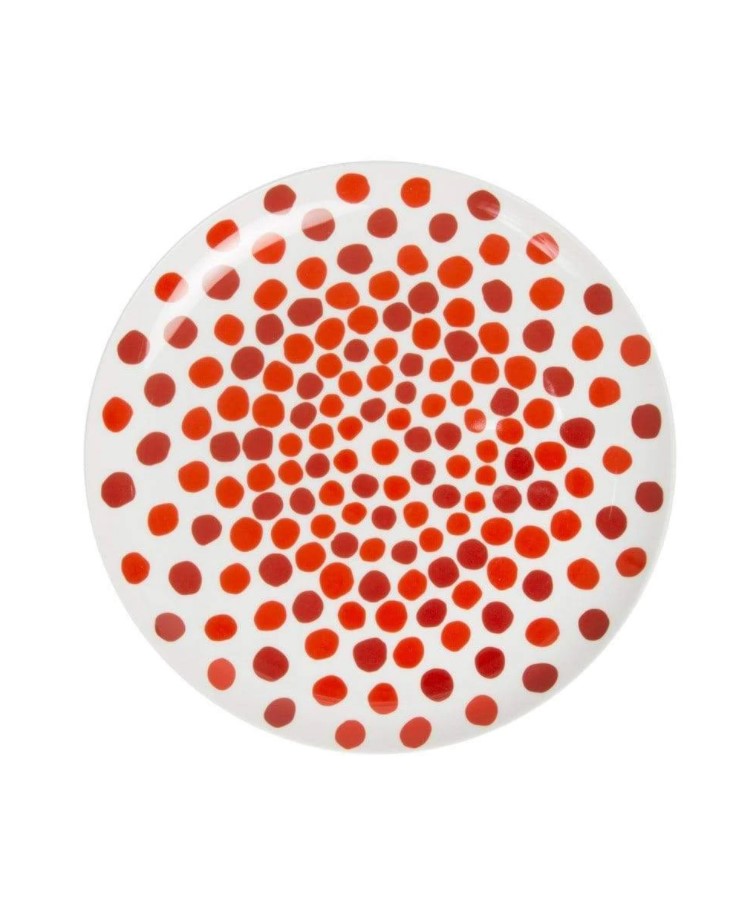 Louise Bourgeois "Ode à L'oubli" Fine Bone China Plate: Red Dots