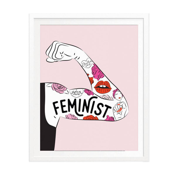 Feminist Tattoo Sleeve Print