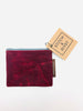 Small Waxed Canvas Pouch Red